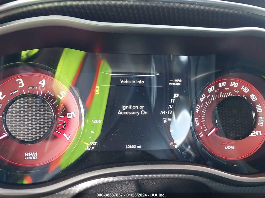 2019 DODGE CHALLENGER SRT HELLCAT REDEYE - 2C3CDZL91KH581270