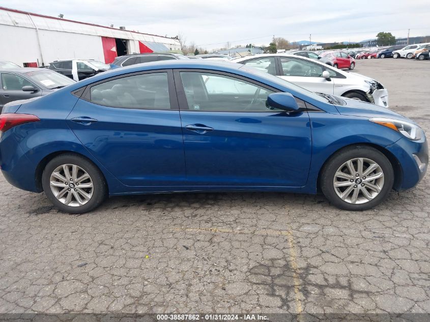 2014 HYUNDAI ELANTRA SE (ULSAN PLANT) - KMHDH4AE4EU189632