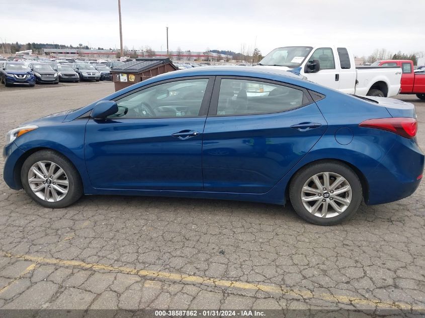 2014 HYUNDAI ELANTRA SE (ULSAN PLANT) - KMHDH4AE4EU189632