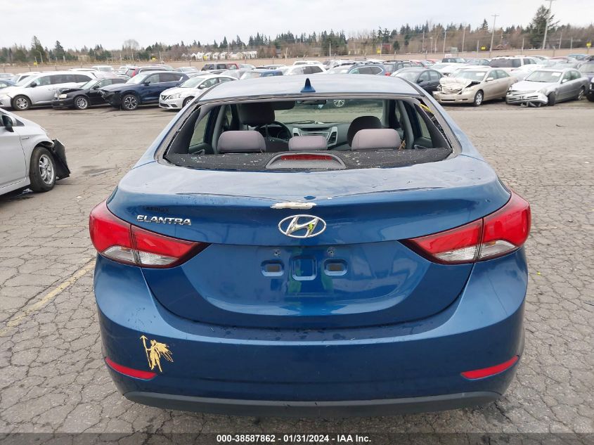 2014 HYUNDAI ELANTRA SE (ULSAN PLANT) - KMHDH4AE4EU189632
