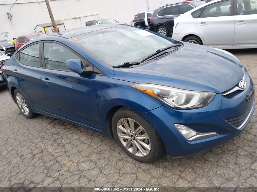 2014 HYUNDAI ELANTRA SE (ULSAN PLANT) - KMHDH4AE4EU189632