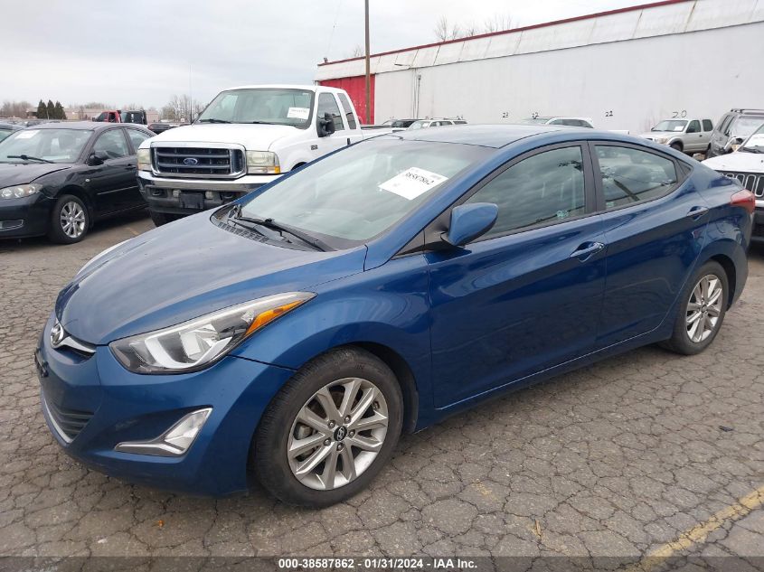 2014 HYUNDAI ELANTRA SE (ULSAN PLANT) - KMHDH4AE4EU189632