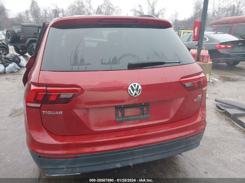 2018 VOLKSWAGEN TIGUAN 2.0T S - 3VV0B7AX6JM032076