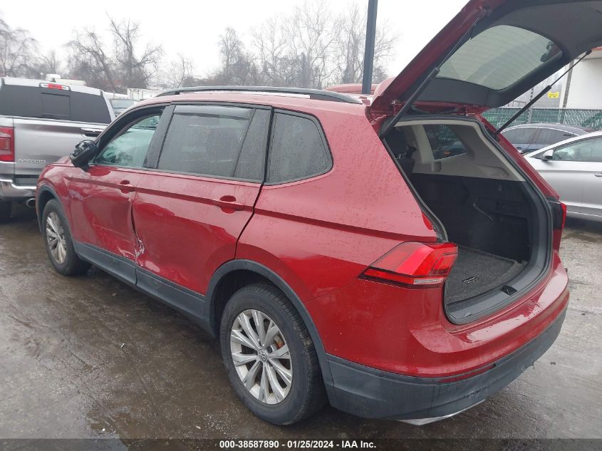 2018 VOLKSWAGEN TIGUAN 2.0T S - 3VV0B7AX6JM032076