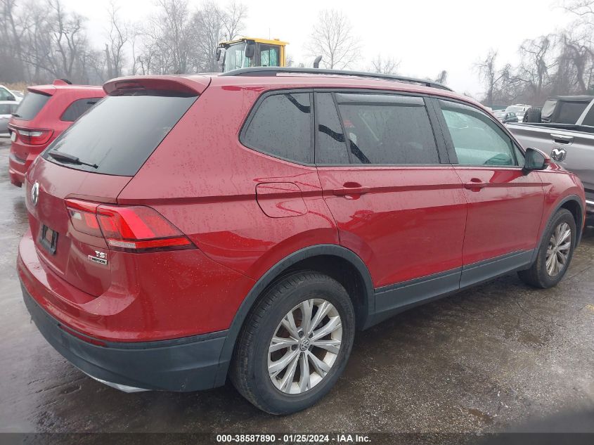 2018 VOLKSWAGEN TIGUAN 2.0T S - 3VV0B7AX6JM032076