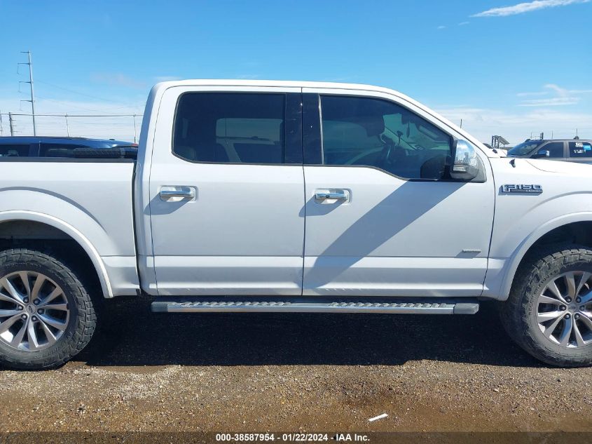 2015 FORD F-150 LARIAT - 1FTEW1EG8FKD34936