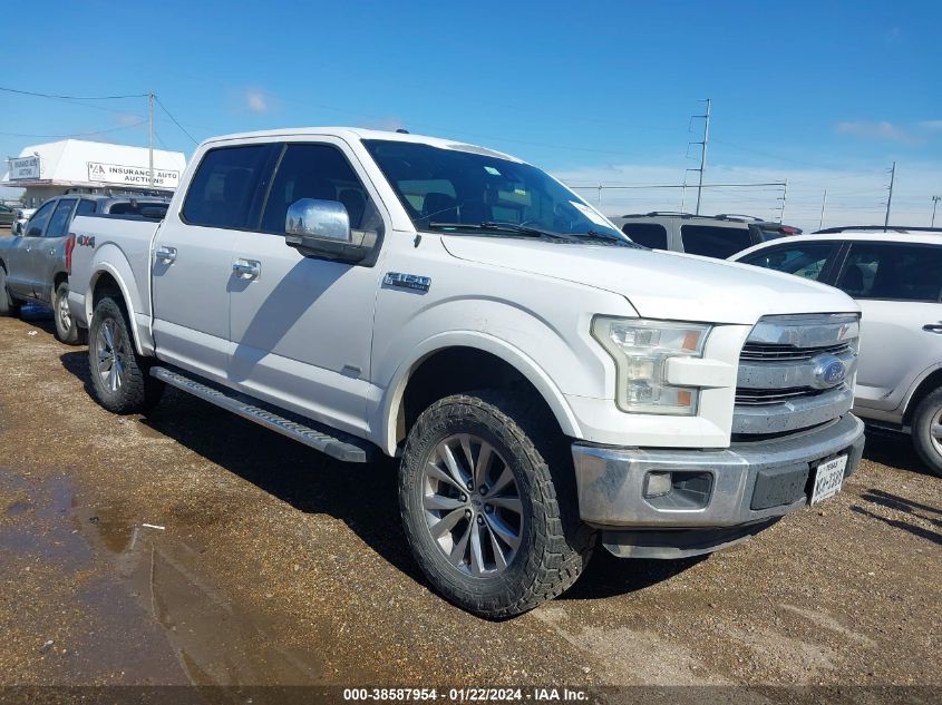 2015 FORD F-150 LARIAT - 1FTEW1EG8FKD34936