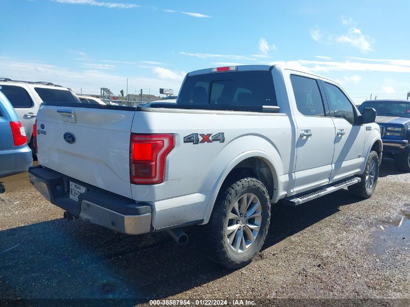 2015 FORD F-150 LARIAT - 1FTEW1EG8FKD34936