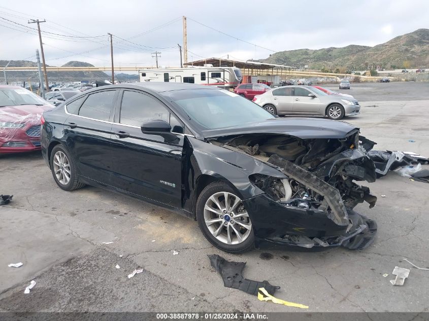 3FA6P0LU6HR344342 FORD FUSION HYBRID SE HYBRID 2017