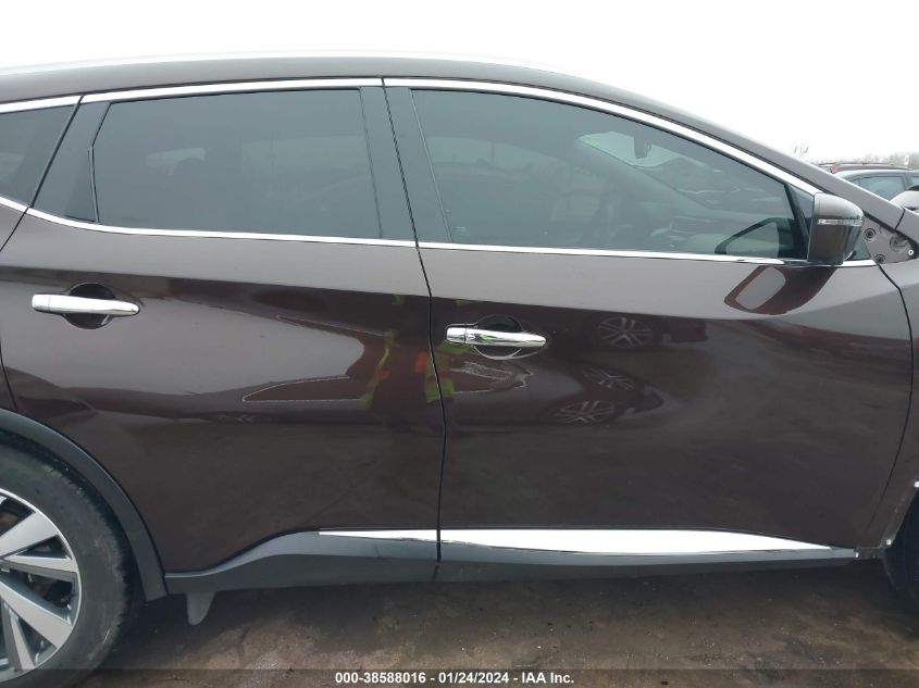2019 NISSAN MURANO SL - 5N1AZ2MS3KN137081