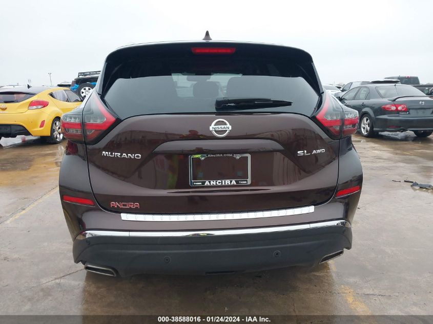 2019 NISSAN MURANO SL - 5N1AZ2MS3KN137081