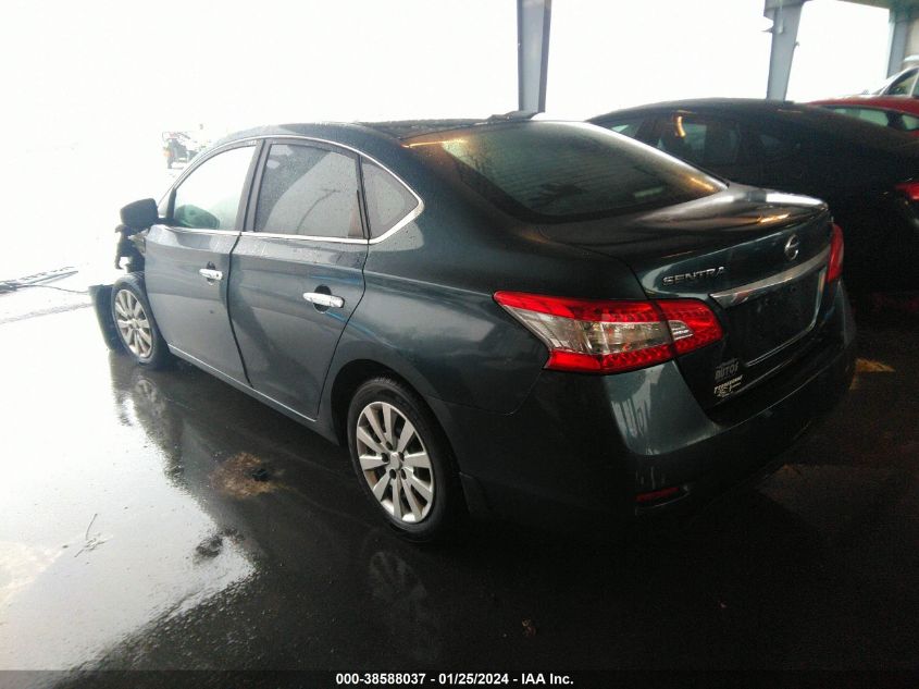 2014 NISSAN SENTRA FE+ S/FE+ SV/S/SL/SR/SV - 3N1AB7AP9EL671120