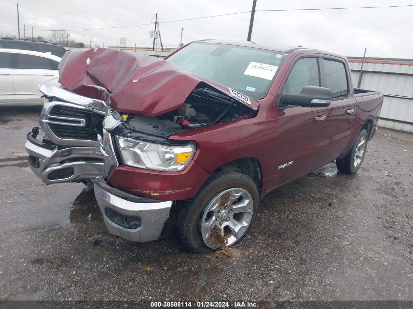 2019 RAM 1500 BIG HORN/LONE STAR  4X2 5'7 BOX - 1C6RREFT7KN616383