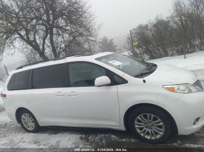 2013 TOYOTA SIENNA XLE V6 8 PASSENGER - 5TDYK3DCXDS386156