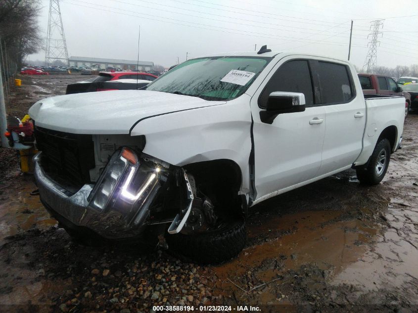 2021 CHEVROLET SILVERADO 1500 4WD  SHORT BED LT - 1GCUYDED2MZ113477