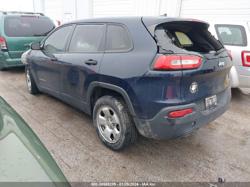 2016 JEEP CHEROKEE SPORT - 1C4PJLAB5GW258406