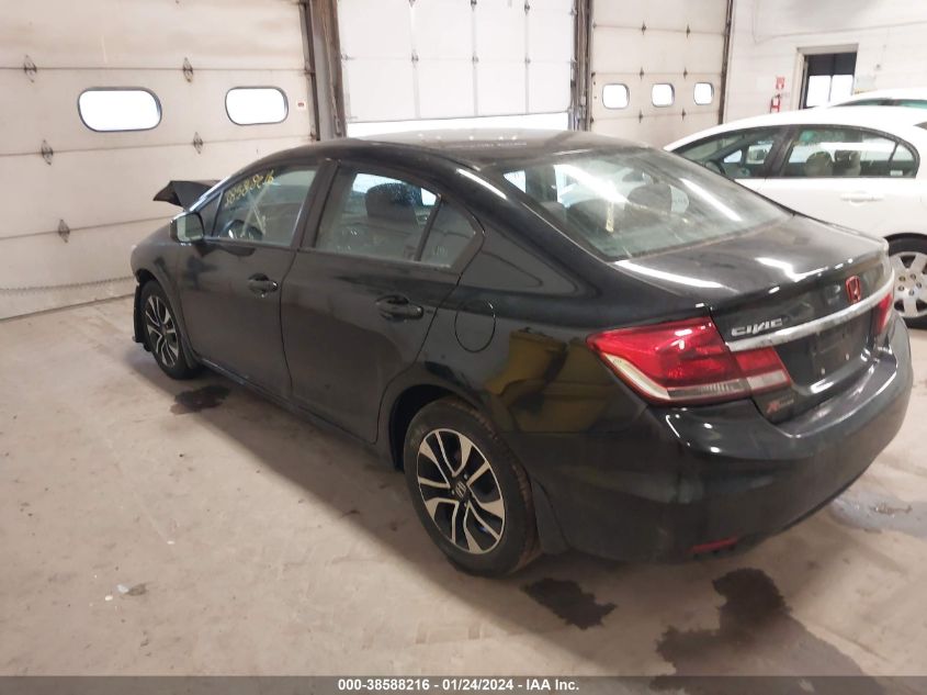 2013 HONDA CIVIC EX - 19XFB2F80DE052027
