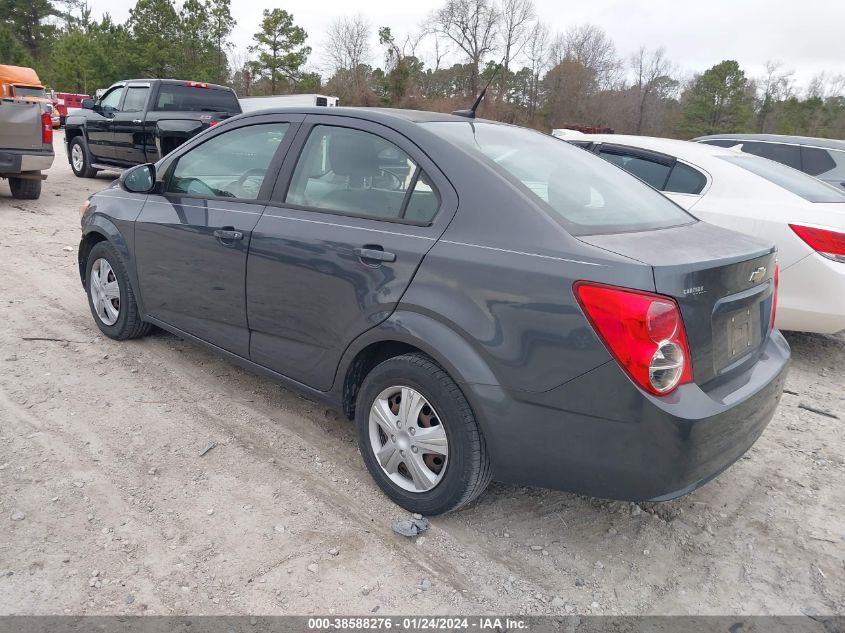 2013 CHEVROLET SONIC LS AUTO - 1G1JA5SG7D4141003