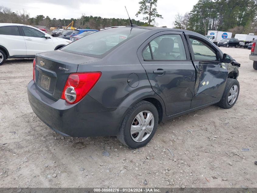 2013 CHEVROLET SONIC LS AUTO - 1G1JA5SG7D4141003