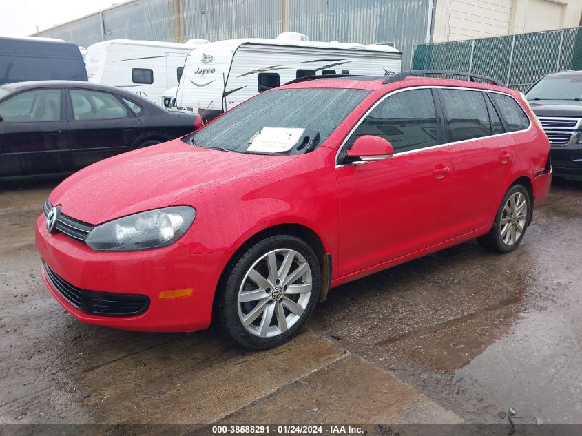 2014 VOLKSWAGEN JETTA SPORTWAGEN 2.0L TDI - 3VWPL7AJ4EM628327