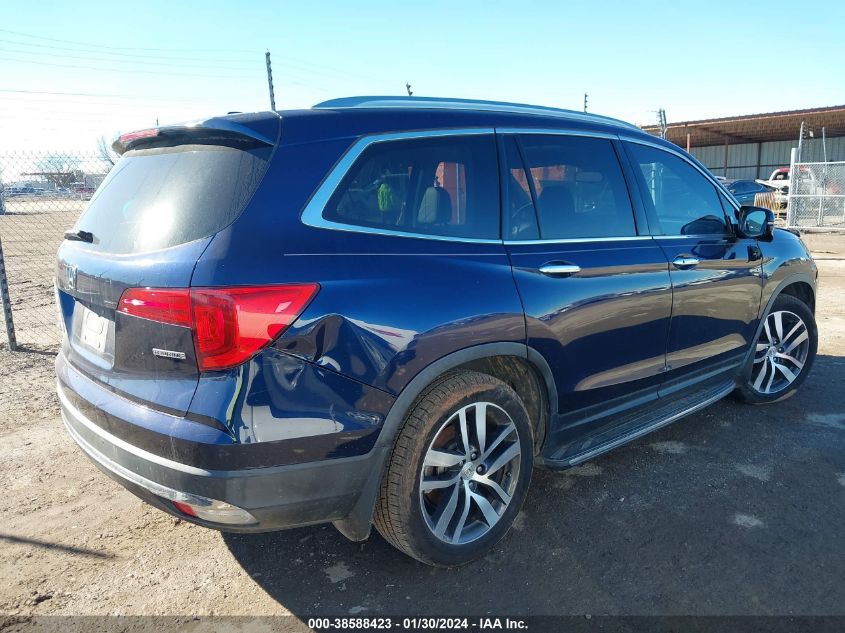 2016 HONDA PILOT TOURING - 5FNYF5H90GB038938
