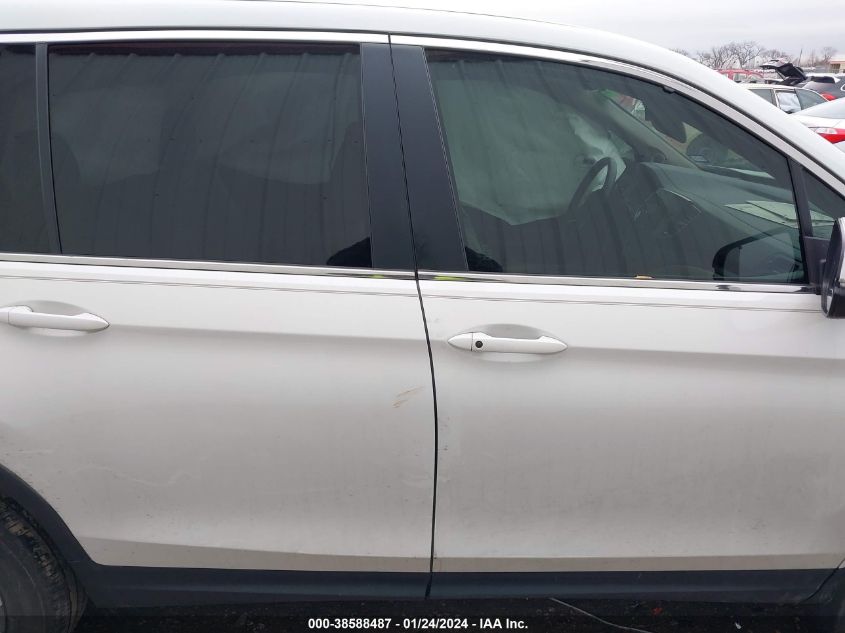 2021 HONDA PILOT 2WD EX-L - 5FNYF5H52MB017050