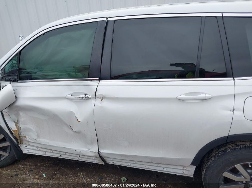 2021 HONDA PILOT 2WD EX-L - 5FNYF5H52MB017050