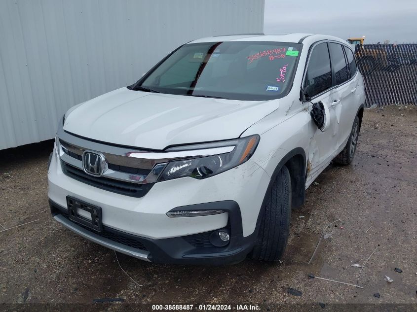 2021 HONDA PILOT 2WD EX-L - 5FNYF5H52MB017050
