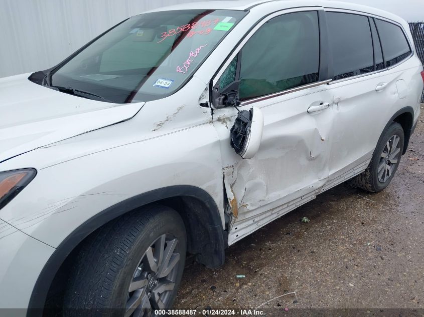 2021 HONDA PILOT 2WD EX-L - 5FNYF5H52MB017050
