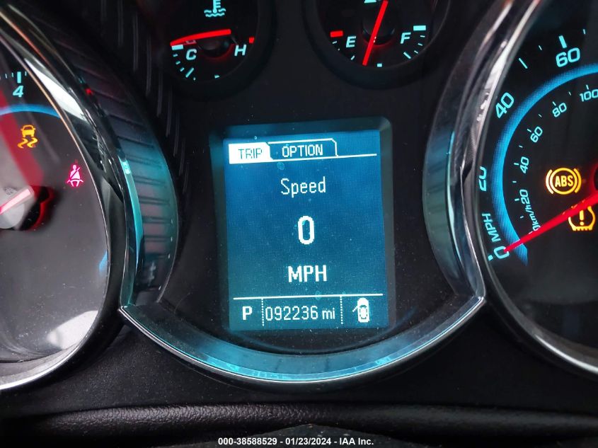 2014 CHEVROLET CRUZE 1LT AUTO - 1G1PC5SBXE7209965
