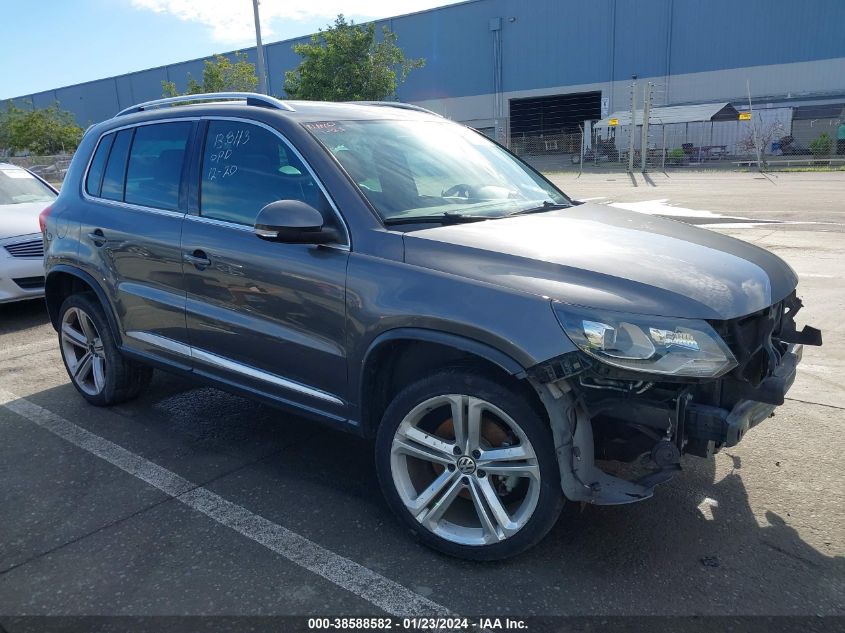 2014 VOLKSWAGEN TIGUAN R-LINE - WVGBV3AX0EW102762