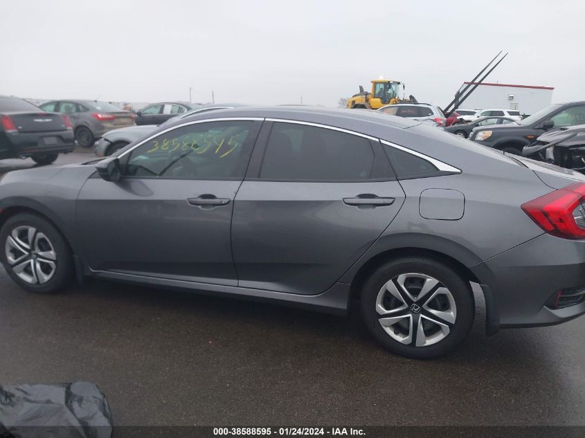 2018 HONDA CIVIC LX - 19XFC2F50JE031855