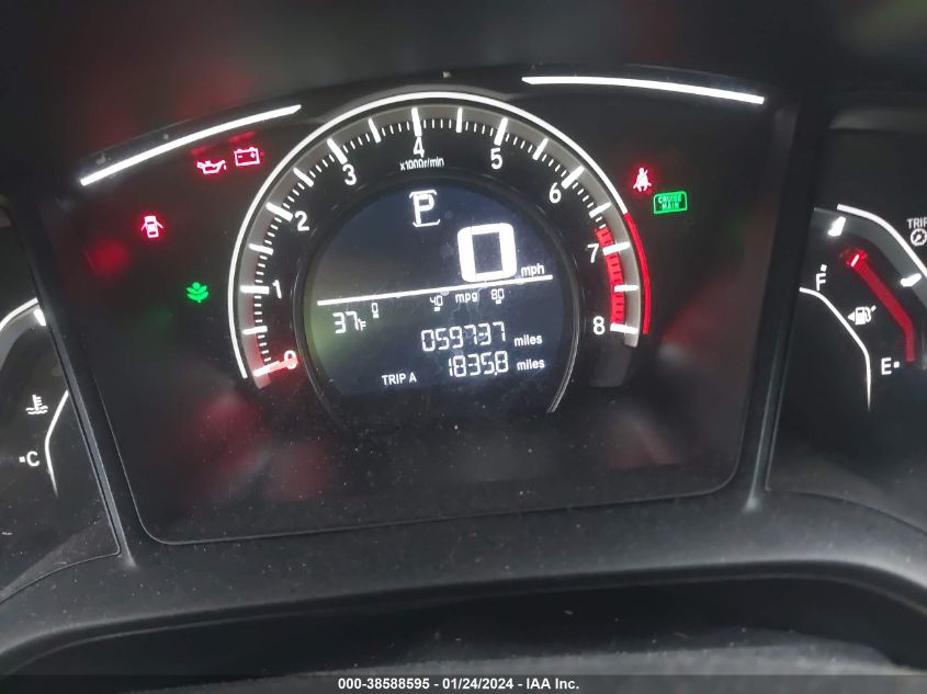 2018 HONDA CIVIC LX - 19XFC2F50JE031855