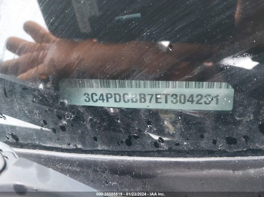2014 DODGE JOURNEY SXT - 3C4PDCBB7ET304231