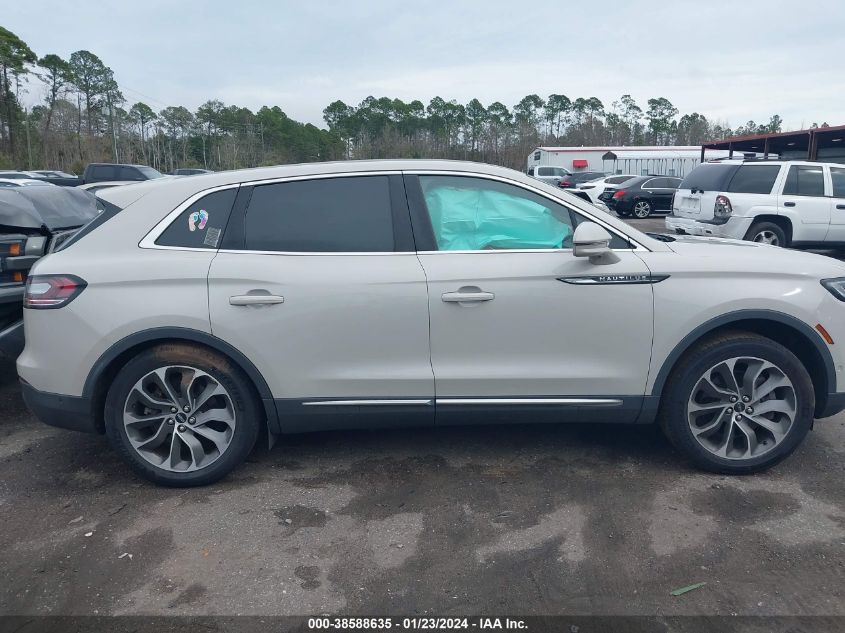 2021 LINCOLN NAUTILUS RESERVE - 2LMPJ8KPXMBL09838