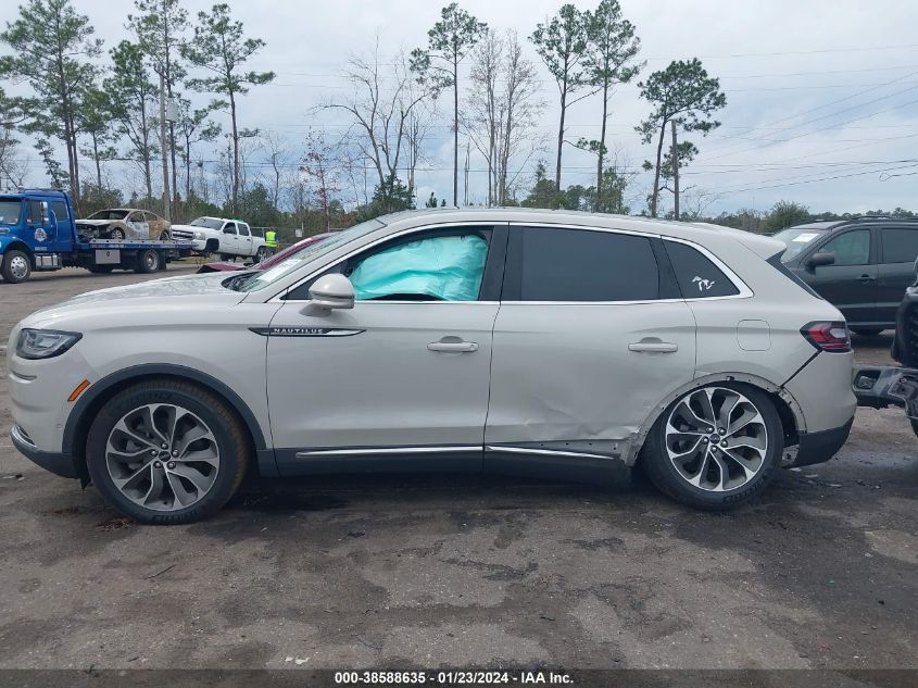 2021 LINCOLN NAUTILUS RESERVE - 2LMPJ8KPXMBL09838