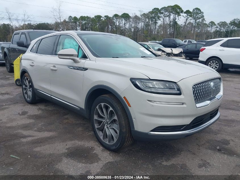 2021 LINCOLN NAUTILUS RESERVE - 2LMPJ8KPXMBL09838