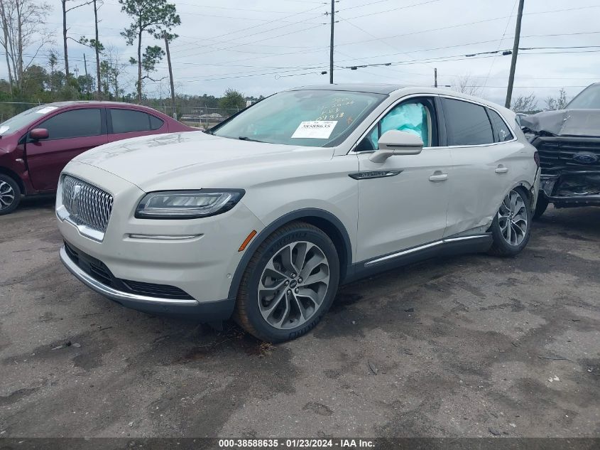 2021 LINCOLN NAUTILUS RESERVE - 2LMPJ8KPXMBL09838