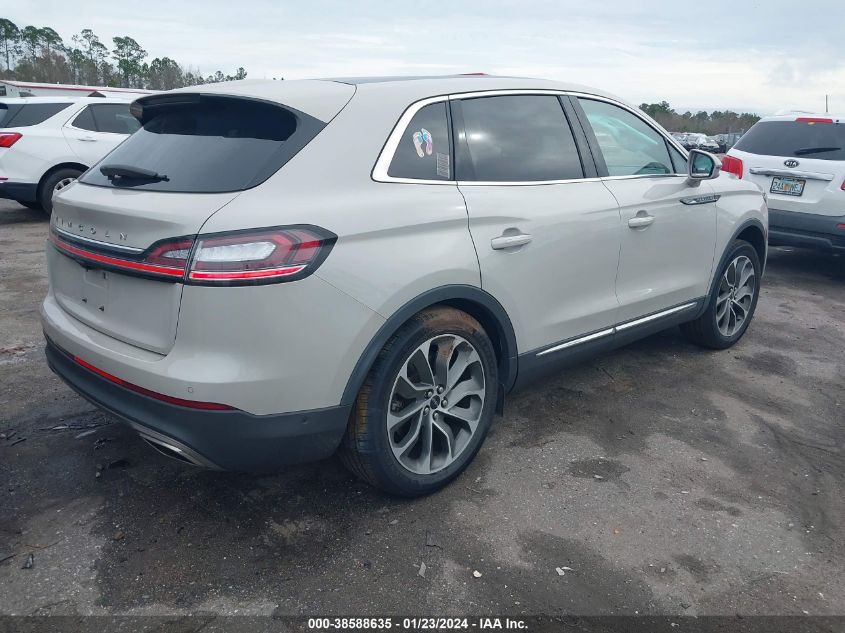 2021 LINCOLN NAUTILUS RESERVE - 2LMPJ8KPXMBL09838