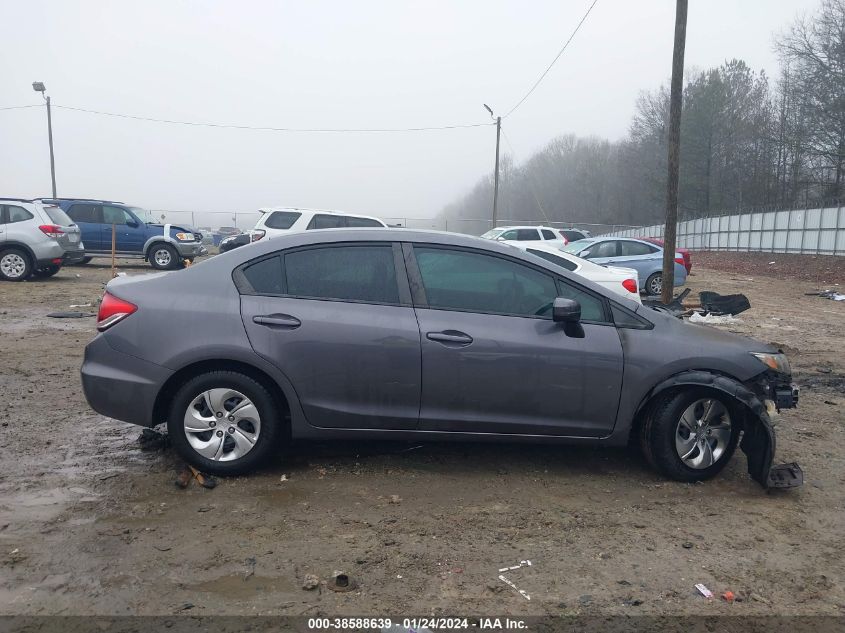 2015 HONDA CIVIC LX - 19XFB2F54FE043663