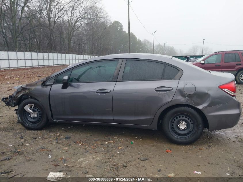 2015 HONDA CIVIC LX - 19XFB2F54FE043663