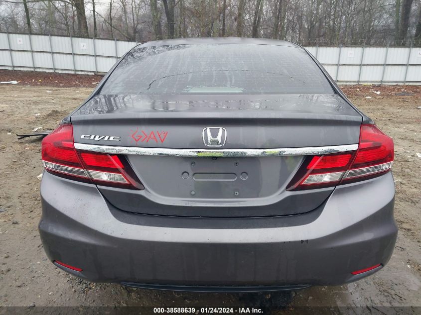2015 HONDA CIVIC LX - 19XFB2F54FE043663