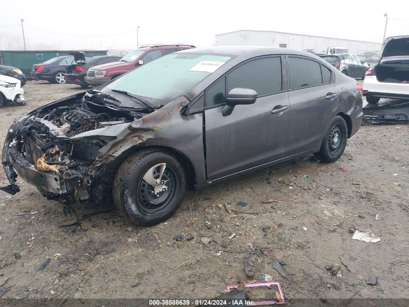 2015 HONDA CIVIC LX - 19XFB2F54FE043663