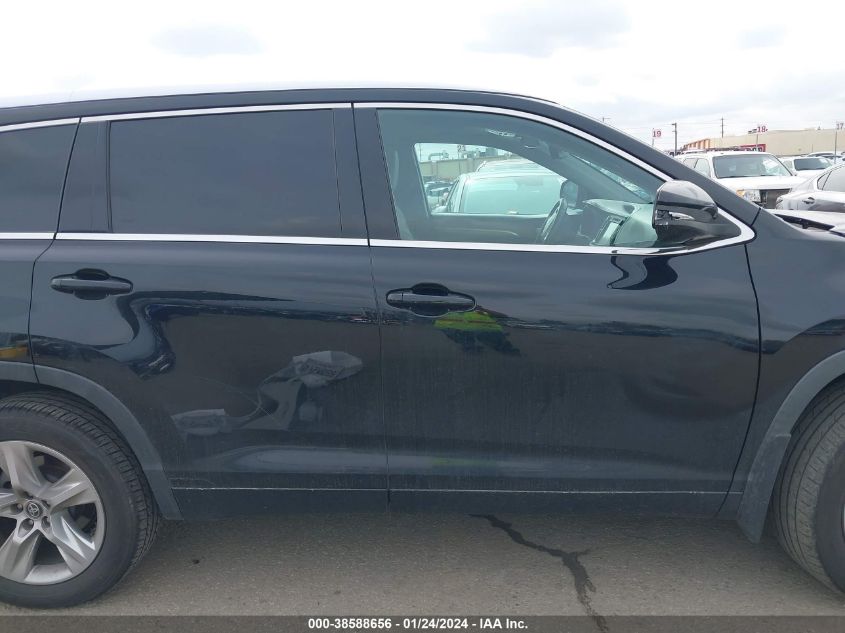 2019 TOYOTA HIGHLANDER LIMITED - 5TDYZRFH9KS339737