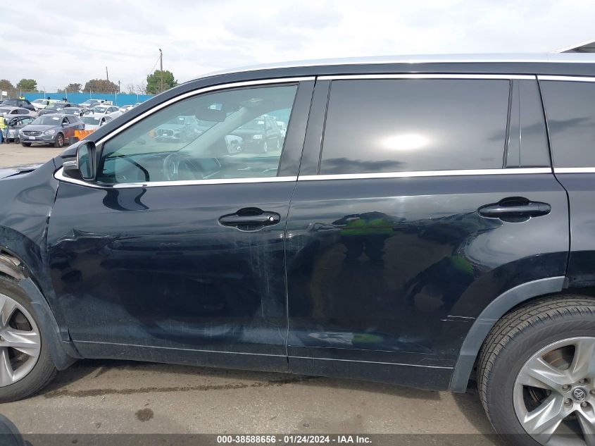 2019 TOYOTA HIGHLANDER LIMITED - 5TDYZRFH9KS339737