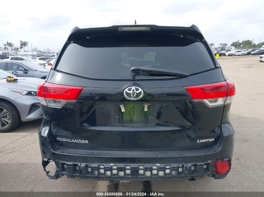 2019 TOYOTA HIGHLANDER LIMITED - 5TDYZRFH9KS339737