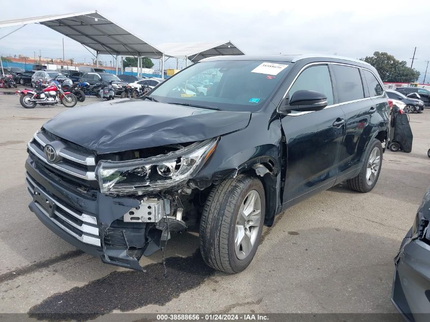 2019 TOYOTA HIGHLANDER LIMITED - 5TDYZRFH9KS339737