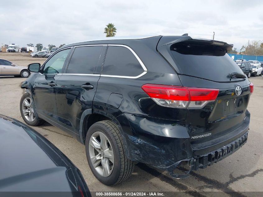 2019 TOYOTA HIGHLANDER LIMITED - 5TDYZRFH9KS339737