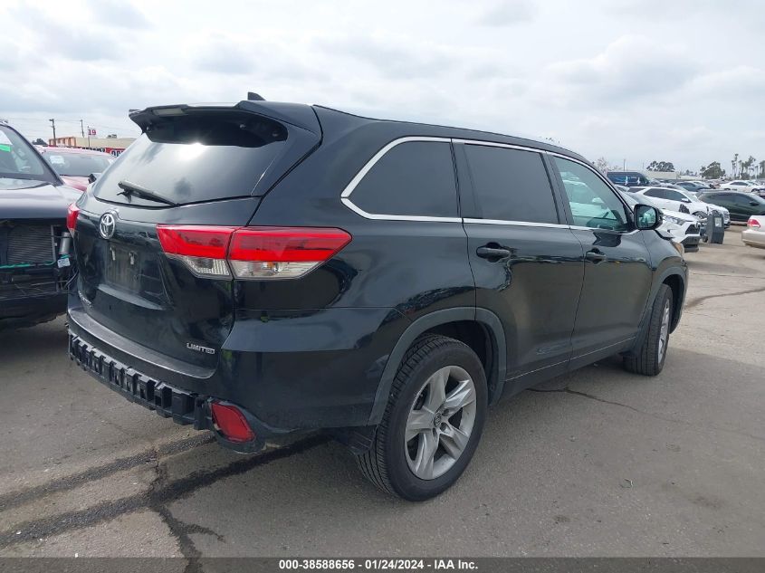 2019 TOYOTA HIGHLANDER LIMITED - 5TDYZRFH9KS339737