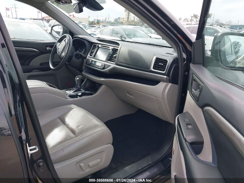2019 TOYOTA HIGHLANDER LIMITED - 5TDYZRFH9KS339737